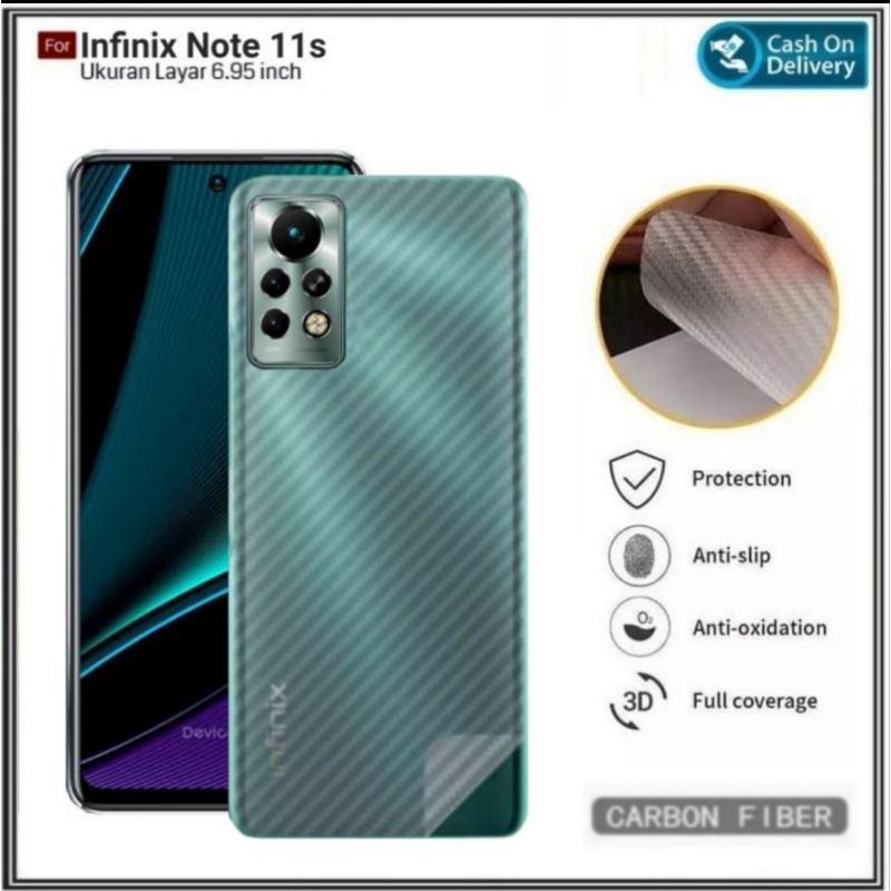 Skin Carbon Infinix Hot 11 Hot 11S Nfc Hot 10 hot 10s nfc Hot 10 play