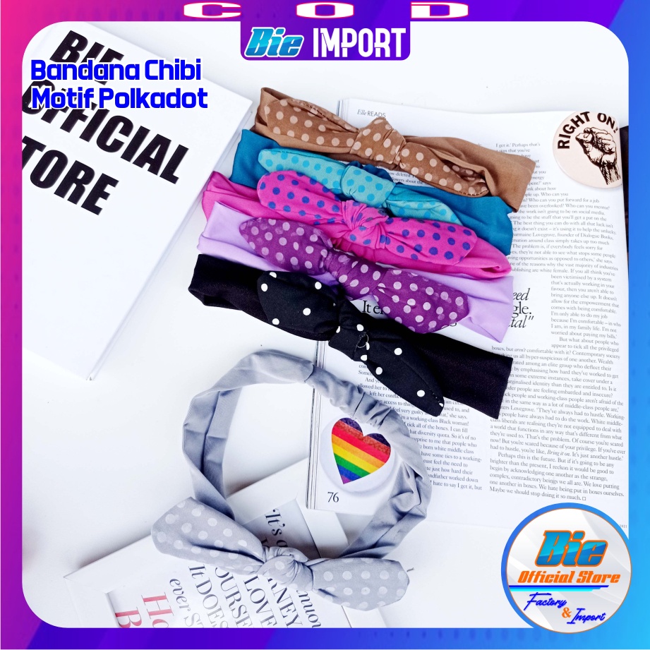 Bandana Chibi Korean Style Impor Best Seller