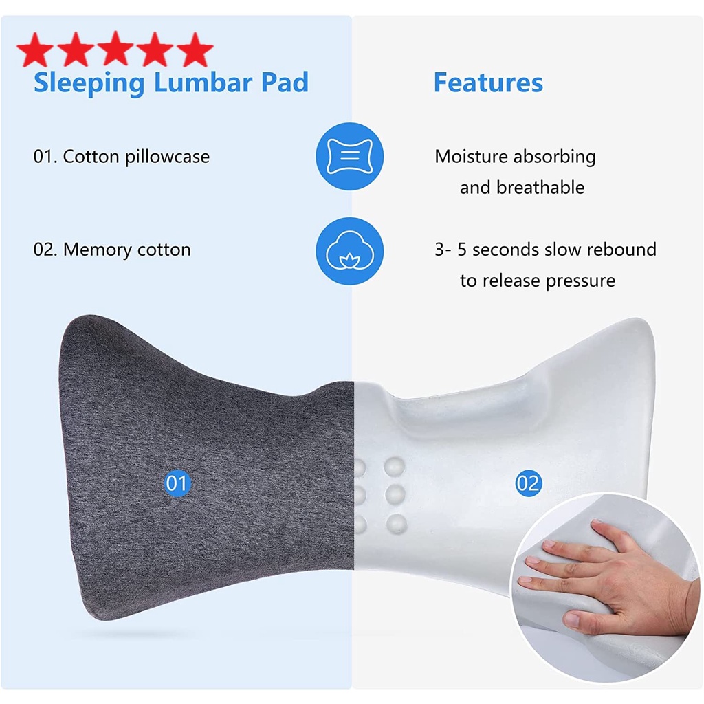 Ready Stock Bantal Tulang Belakang Health Scoliosis Pillow Hip Bantal Ortopedi Orthopedic Terapi