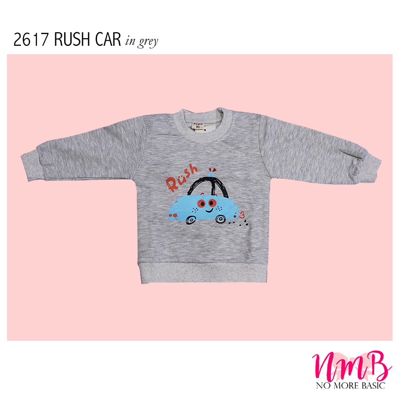 Kids Sweater 2617 Rush Car -  Baju Lengan Panjang Anak