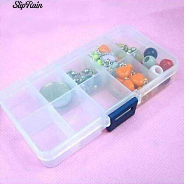 Holder Organizer 10 Kompartemen untuk Tips Nail Art kotak nail art