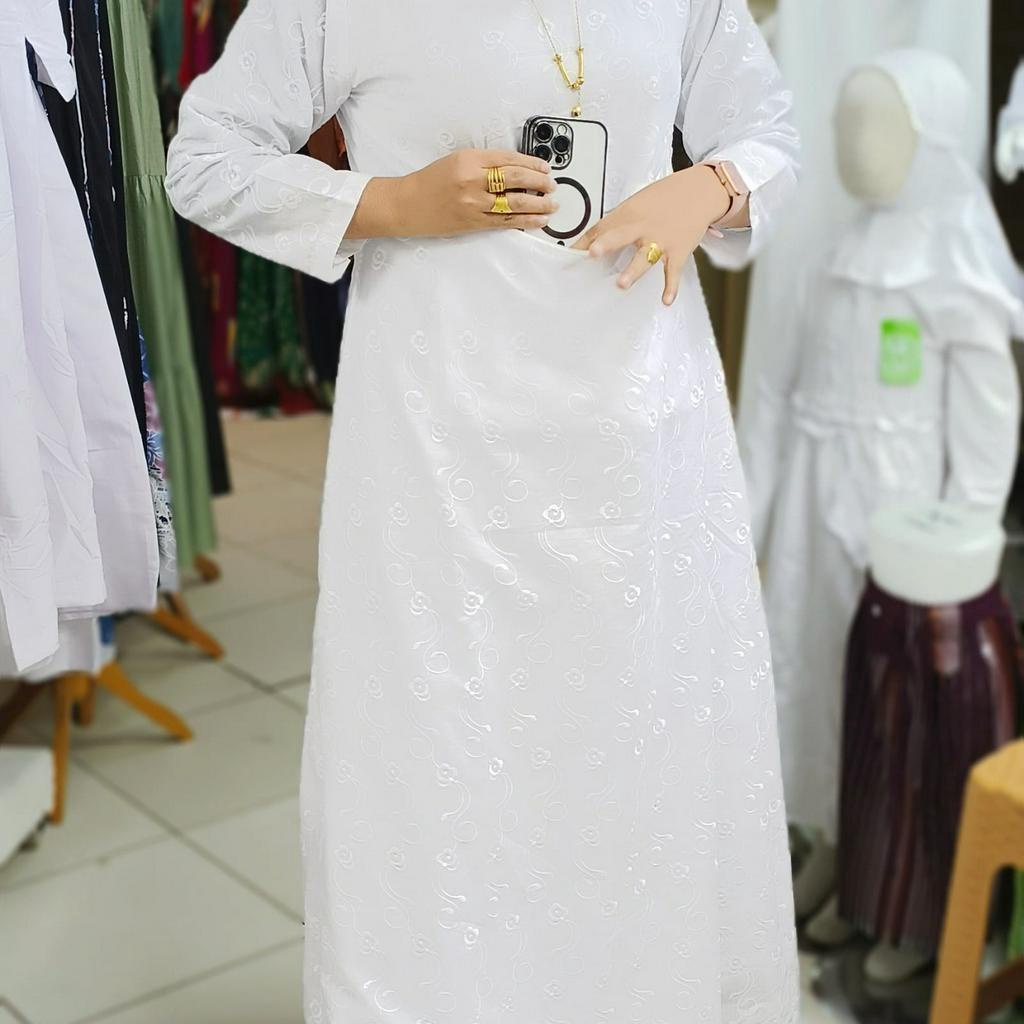 Gamis Kantong Depan Wanita Haji Umroh
