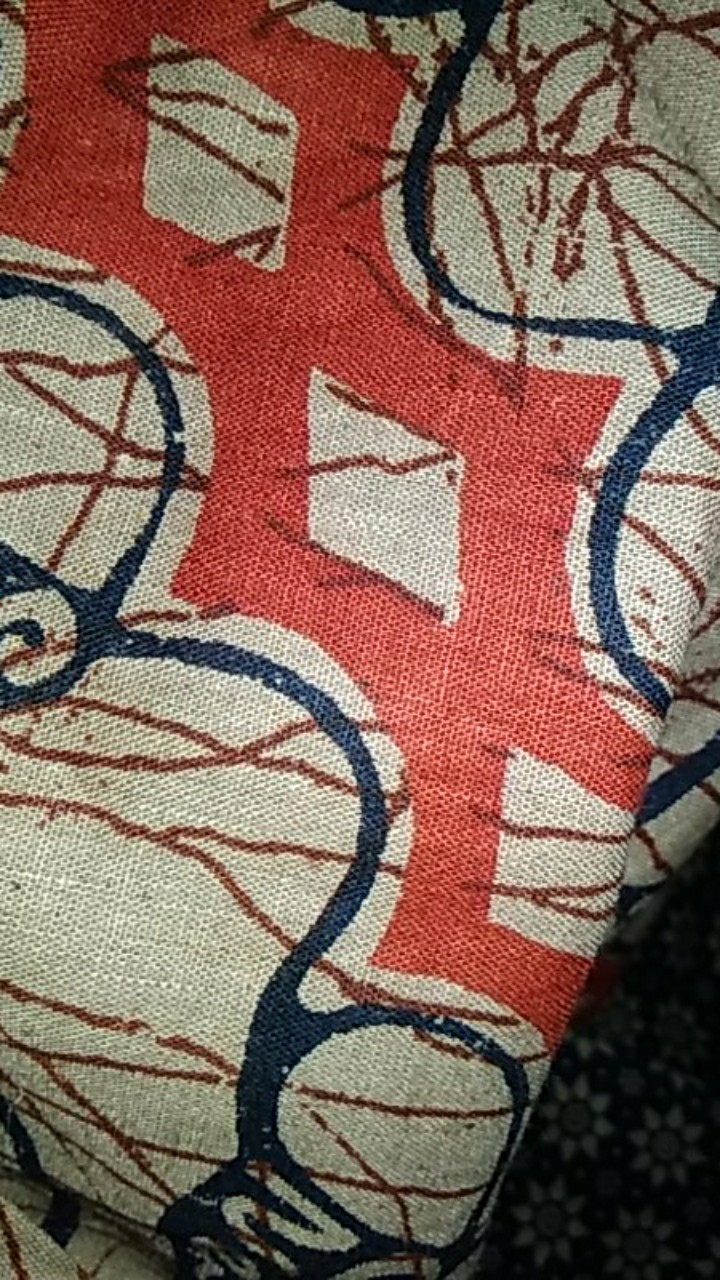 Batik Tunik Shibori Jumputan Terbaru Size M-xl/ Hrb026 Yelbor Navbor / Biru Putih / Original Bel