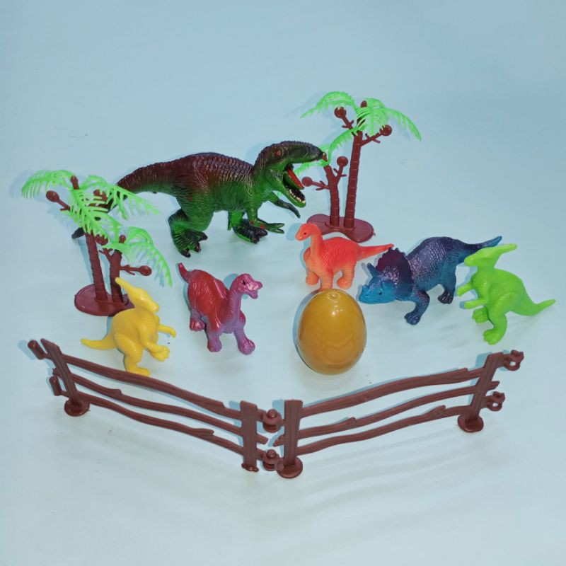 MAINAN ANIMAL DINOSAURUS KARET SET ISI 16PCS MAINAN EDUKASI ANIMAL HEWAN DINO HEWAN BUAS