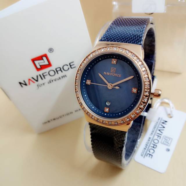 Naviforce 5005 rantai pasir wanita original