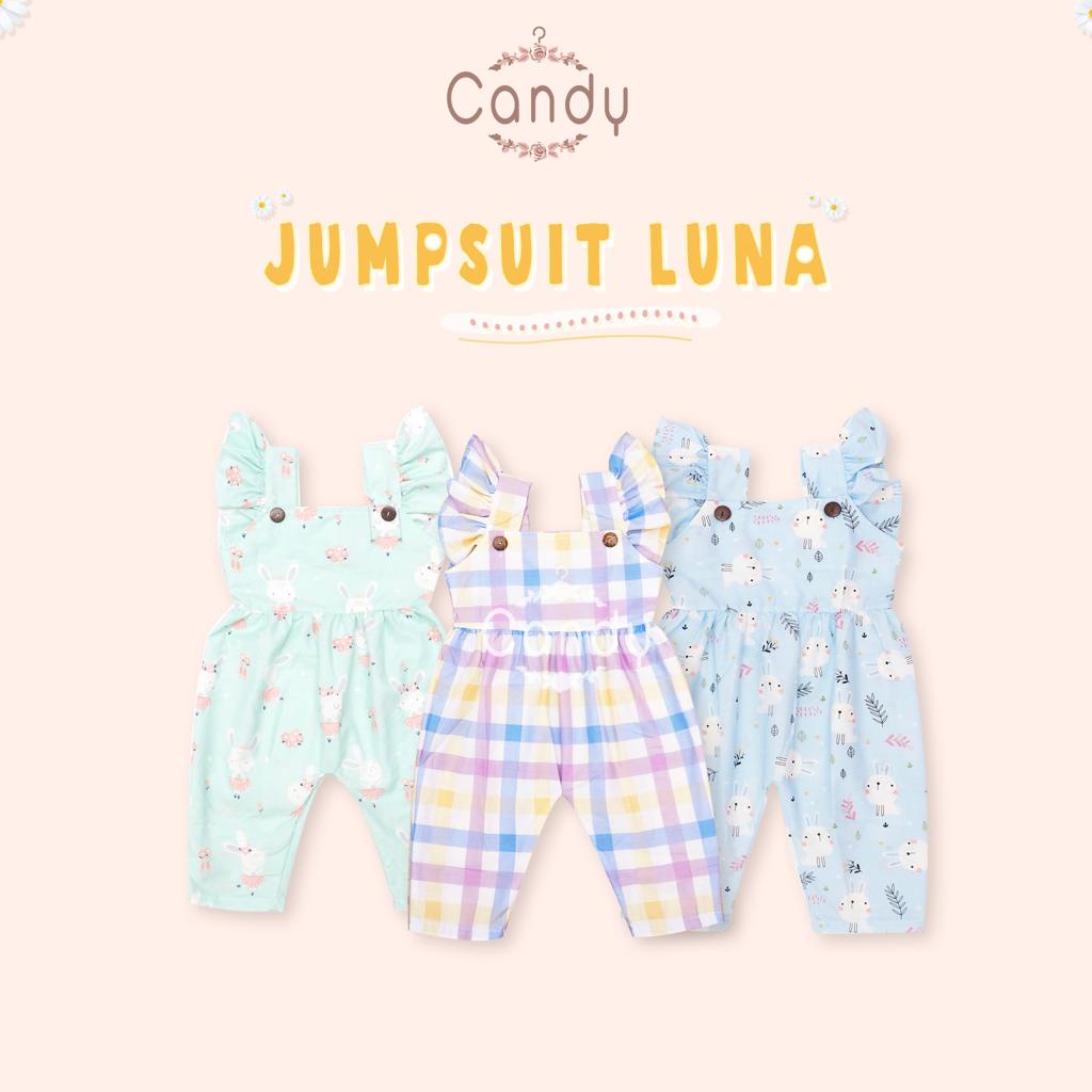 JUMPSUIT ANAK PEREMPUAN CANDY LUNA MOTIF LUCU USIA 1-4 TAHUN