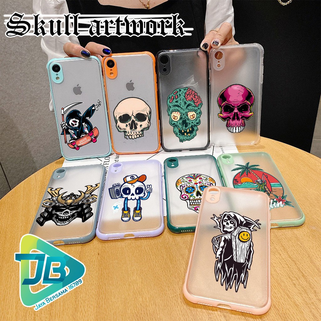 SOFTCASE CHOICE SKULL ARTWORK SAMSUNG J2 GRAND PRIME J4+ J7 A01 CORE A10 A10S A11 M11 JB3943