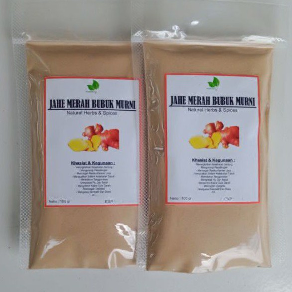 

Jahe Merah Bubuk Murni