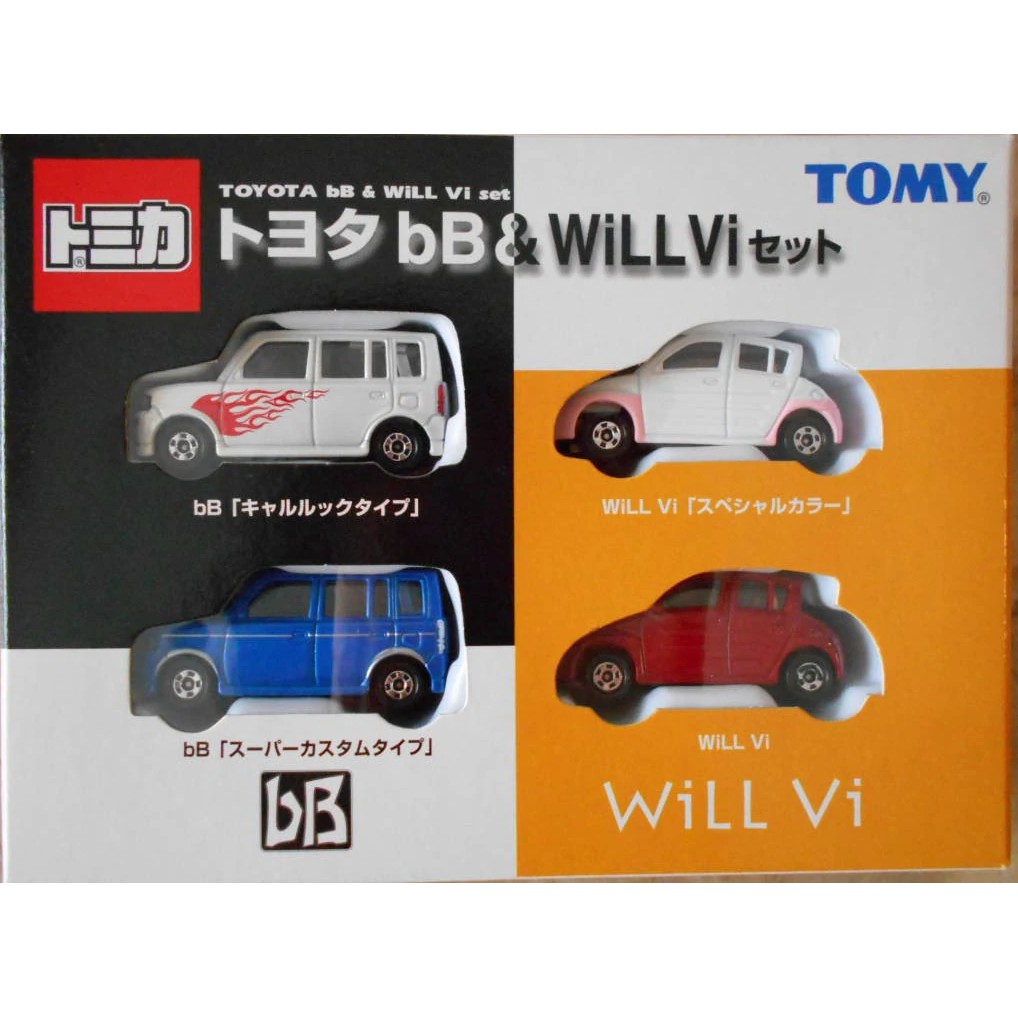 Takara Tomy Tomica Gift Set TOYOTA bB & WILL VI SET Diecast