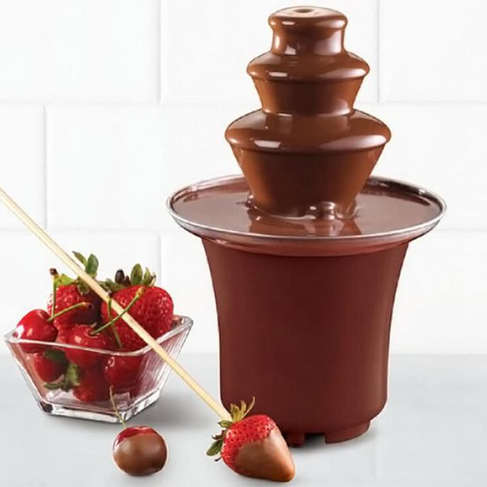 CHOCOLATE FONDUE FOUNTAIN / MESIN MINI COKLAT AIR MANCUR