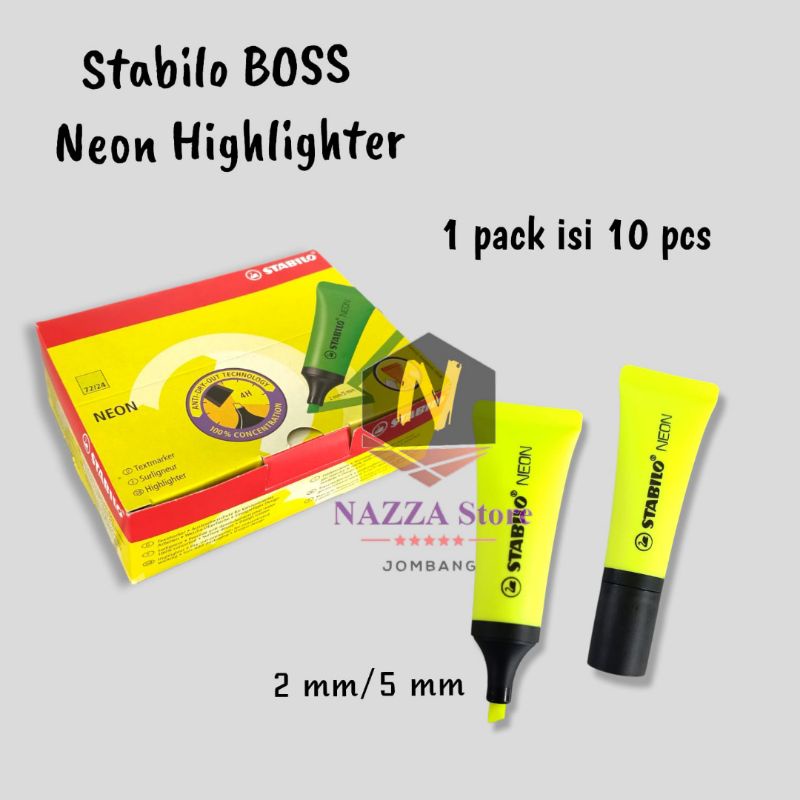 

NEON Stabillo Highlighter Boss 1 pcs (PROMO)