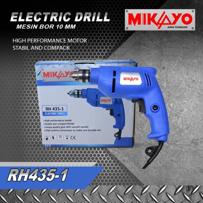 ️PROMO ORIIGINAL!!! MIKAYO ELEKTRIK DRIL 10MM MESIN BOR BOLAK BALIK bor LISTRIK bor Tangan