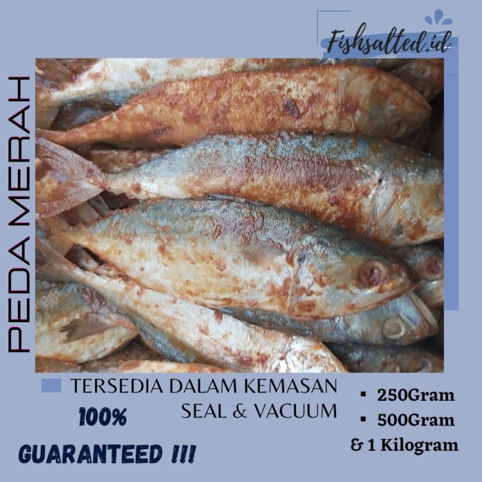 

Ikan asin peda merah super 1KG