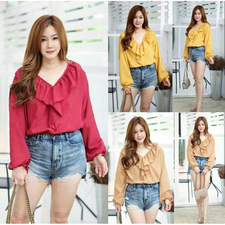 [GLFK] Blouse Wanita Korea / Blouse / Atasan Blouse / Blouse Wanita / Blus