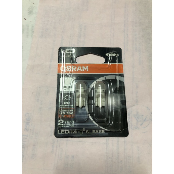 Bohlam lampu mobil senja led T10 osram