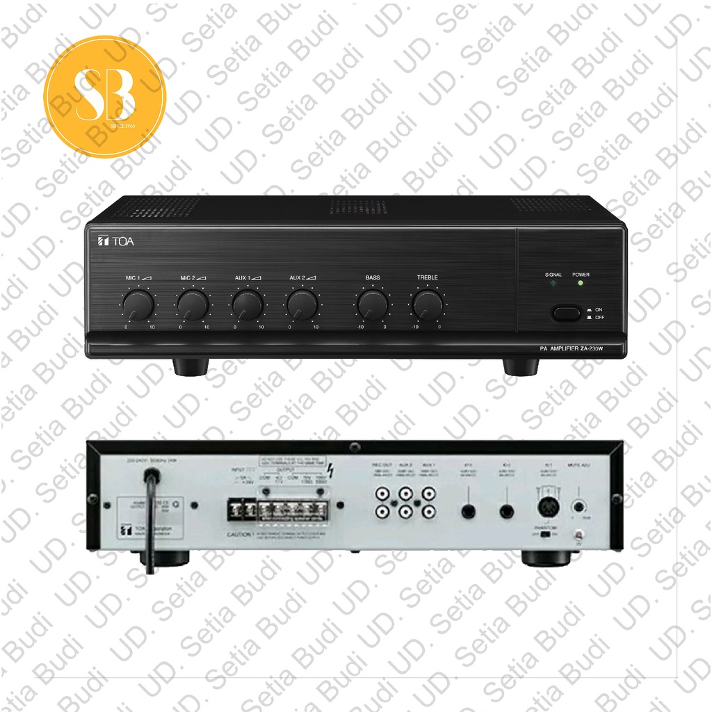 TOA Mixer Amplifier ZA-230W Asli dan Bergaransi