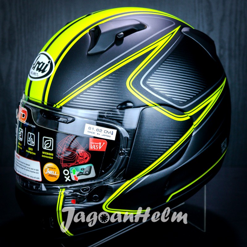 ARAI HELM XD DIABLO | YELLOW | FULLFACE