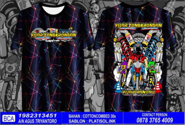 Kaos Vixion Costum Vijar Tongkrong Original Distro