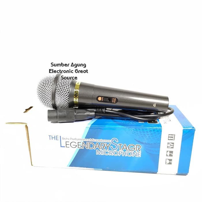 Mik Sony M100 Mic Microphone Tipe 100 Menyayi Pidato Karaoke