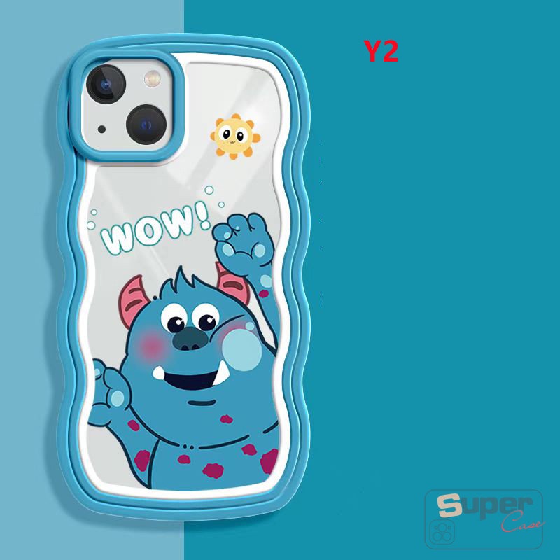 Soft Case TPU Motif Kartun Monster University Untuk iPhone 11 12 13 14 Pro MAX 7plus 6 6s 7 8 Plus 14 Plus XR X XS MAX SE 2020