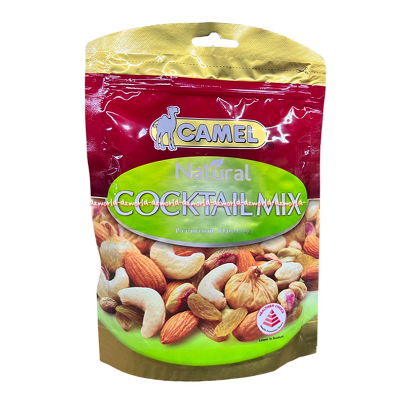 Camel Natural Coktail Mix 150gr Premium Nuts Camels Nut Kacang Premium Koktail Nut Koktails Aneka Campuran Kacang cashews Almonds Pistachio Kernels  Raisins figs