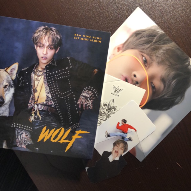 the rose woosung wolf debut album full set unsealed