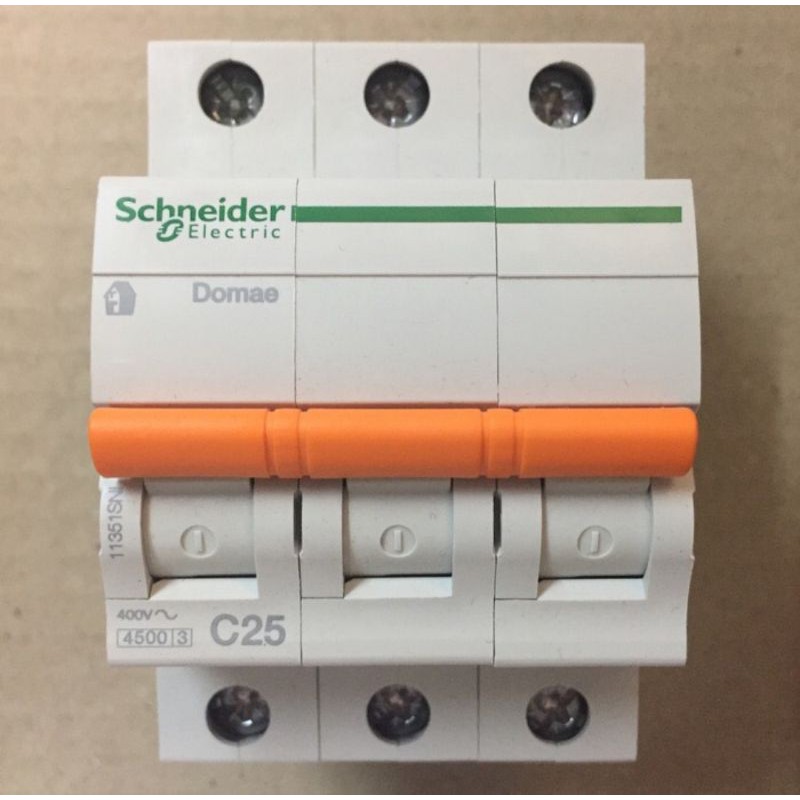Mcb schneider 3p 3phase 25a 25ampere