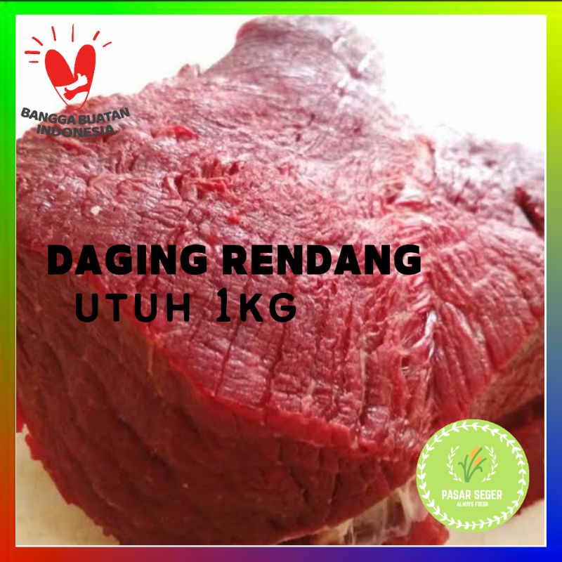 

Premium Beef / Daging Rendang / UTUH [1kg], QUALITY RESTO PADANG !!