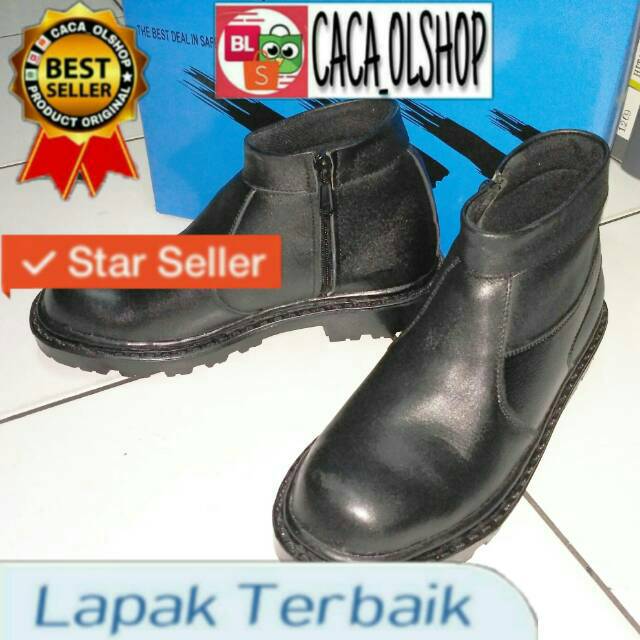 [Kulit Asli] SEPATU PDH SAFETY AR EXCLUSIVE S814 SLETING SAMPING