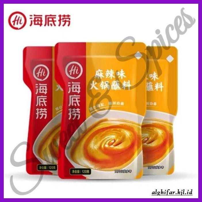 

gnidderdsaus- haidilao dipping sesame sauce paste bumbu saus wijen cocol hai di lao - spicy