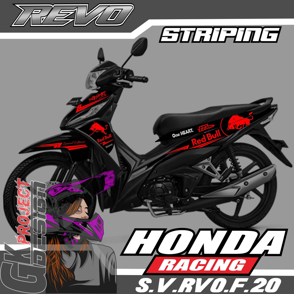 STICKER STRIPING LIST VARIASI REVO FI NEW / REVO FIT INJEKSI DESAIN RACING LIMITED EDITION REVO FIT 