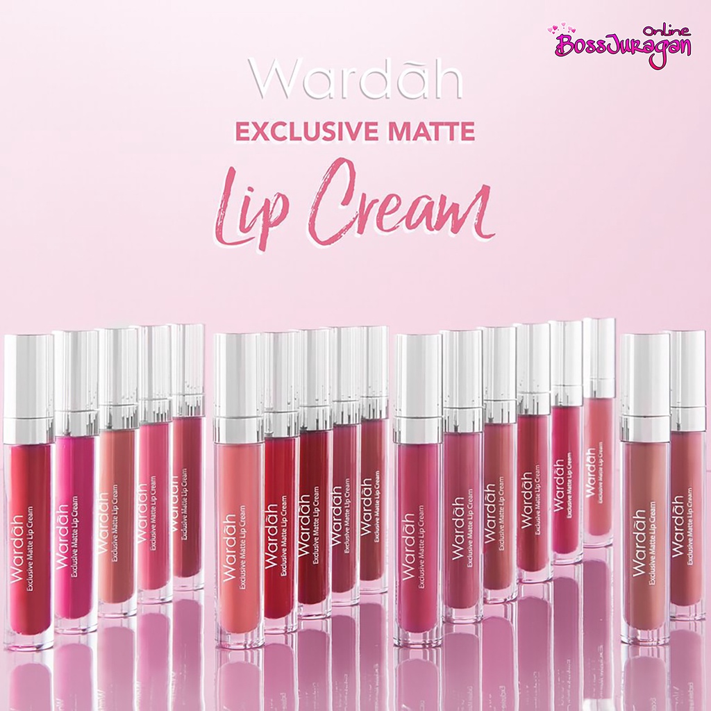 (BOSS) WARDAH Exclusive Matte Lip Cream 4gr