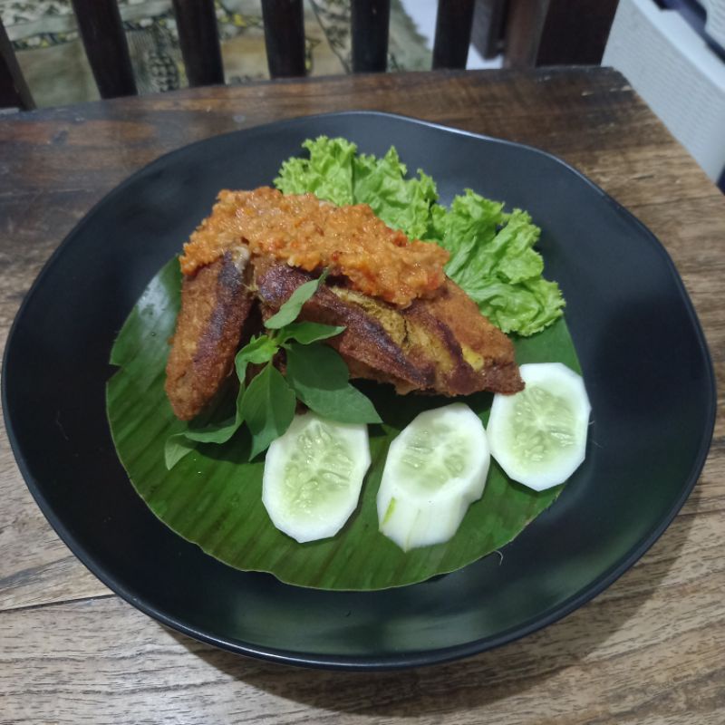 

dada ayam penyet+ nasi