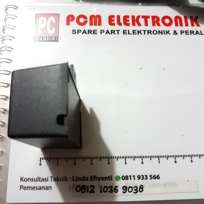 New Box plastik hitam Rem 2 Box Elektronik Mini 1 kuping 44 X 3 X 25 CMb buble per box