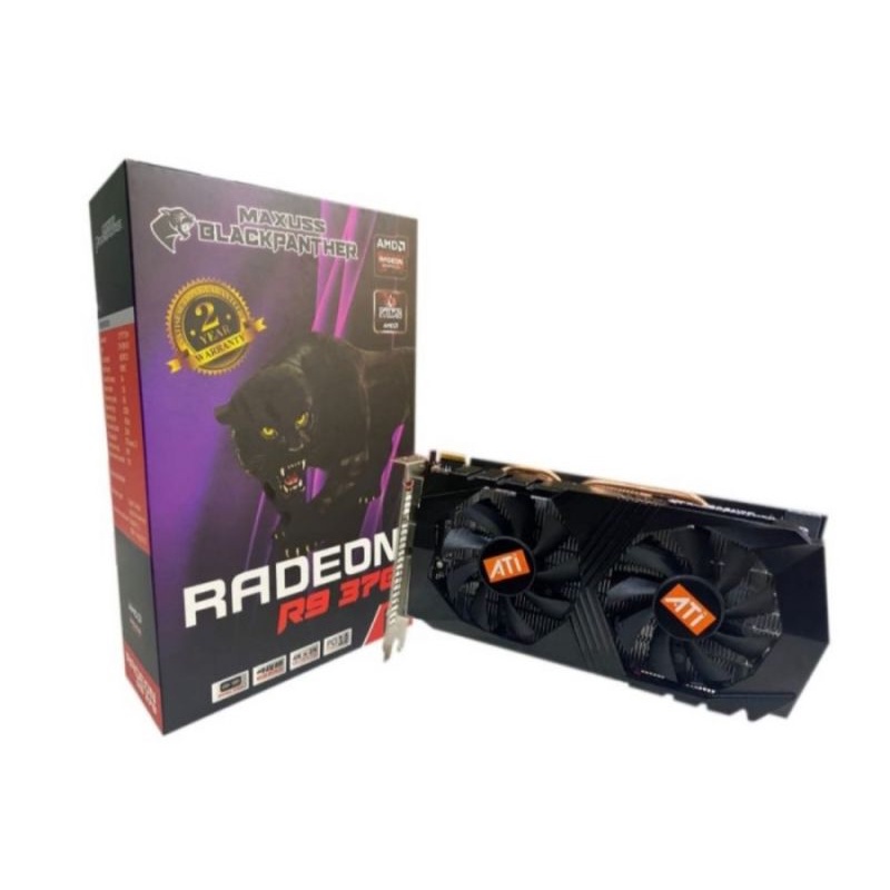 VGA Black Panther Radeon R9 370 4GB DDR5 256Bit VGA Gaming ori