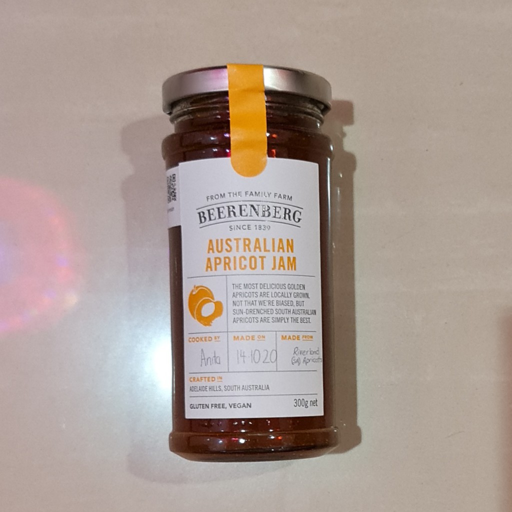 Selai Roti Rasa Buah Beerenberg Australian Apricot Jam 300 Gram