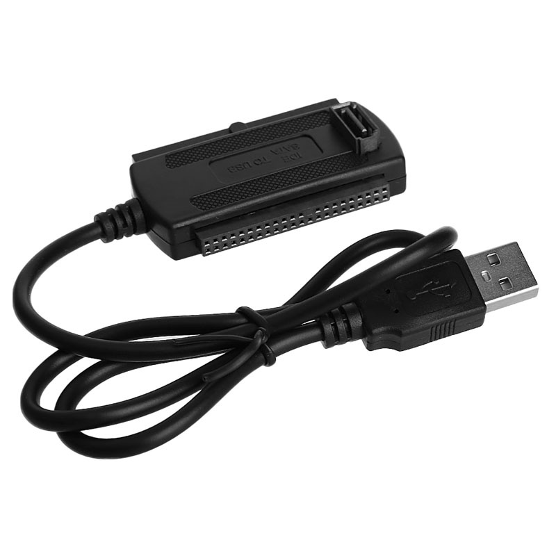 Btsg USB To Adapter Converter Cable Kabel Konverter Hardisk USB2.0 Untuk Adaptor HDD SSD 2.5 3.5 Inch