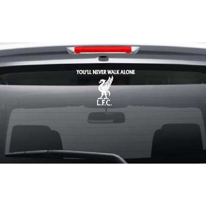 cutting sticker Aksesoris Mobil Stiker Bola Liverpool LFC