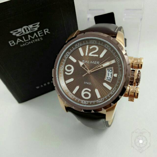 MURAH JAM TANGAN PRIA BALMER 7956 BROWN ROSEGOLD ORIGINAL
