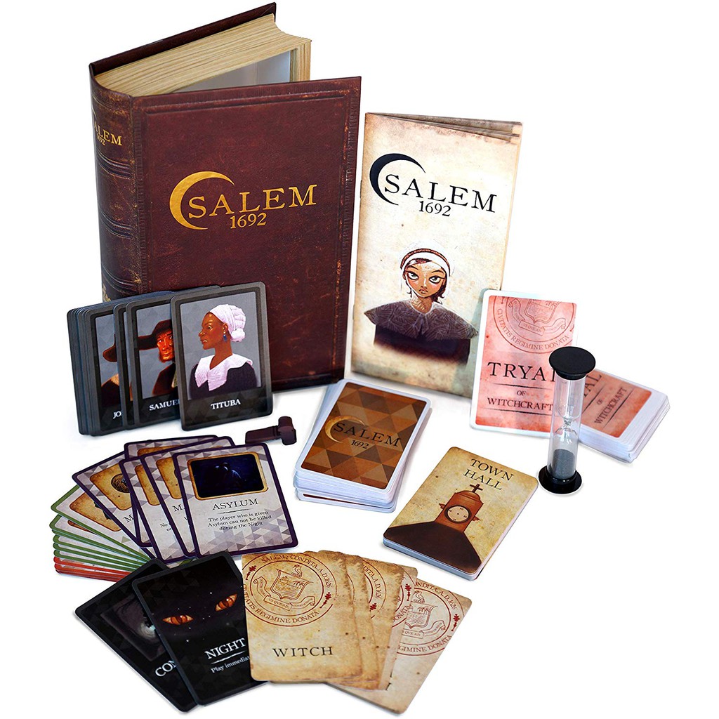 Salem 1692 Board Game - Witch Hunt Party Game