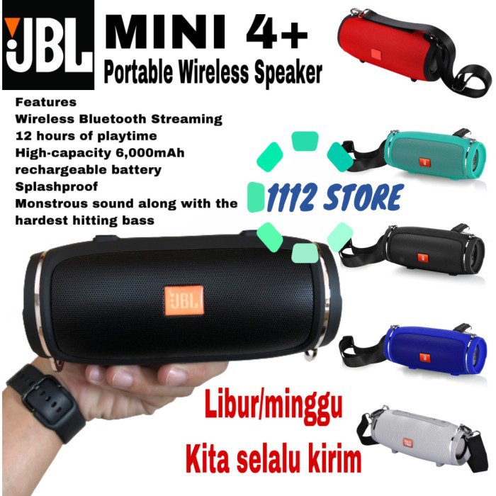 Speaker JBL - speaker jbl bluetooth mini 4+ - wireless speaker JBL