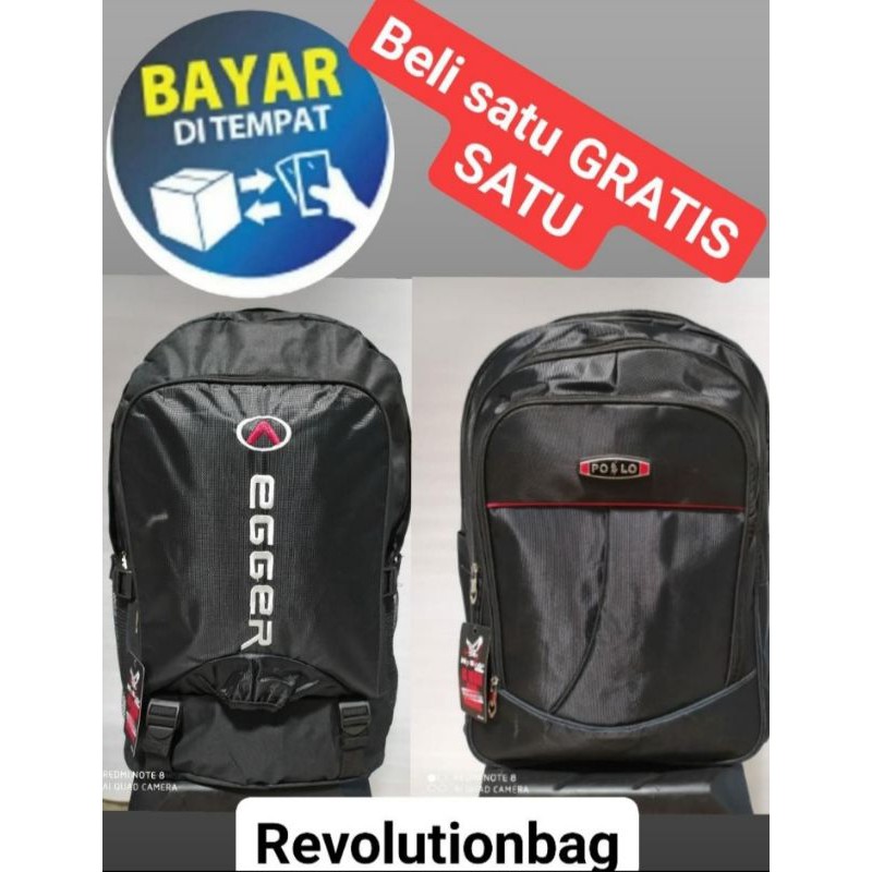 TAS POLLO BELI 1 GRATIS 1 (HARGA GROSIR) TAS RANSEL-TAS GENDONG-TAS SLEMPANG-TAS MURAH