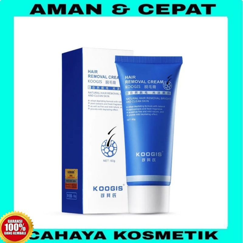 (ORIGINAL 100%) KOOGIS CREAM PERONTOK BULU PERMANEN / PERONTOK BULU PERMANEN