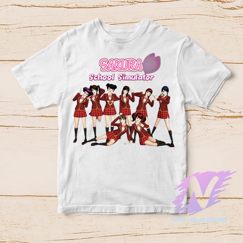 kaos anak sakura school simulator terbaru kaos sakura