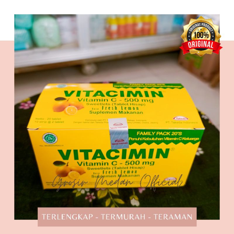 VITACIMIN LEMON ORIGINAL ISI 20 FAMILY PACK VITAMIN C