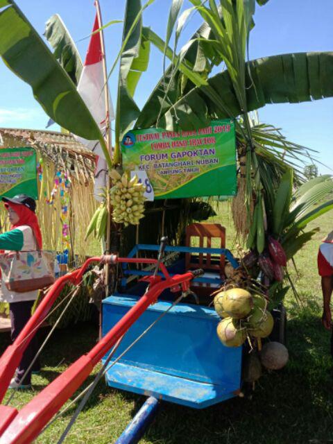 Kemeja Batik Lengan Pendek 021 Risna Batik Hrb026 Hem Batik Murah Seno Sogan Bakung Padi Manggar