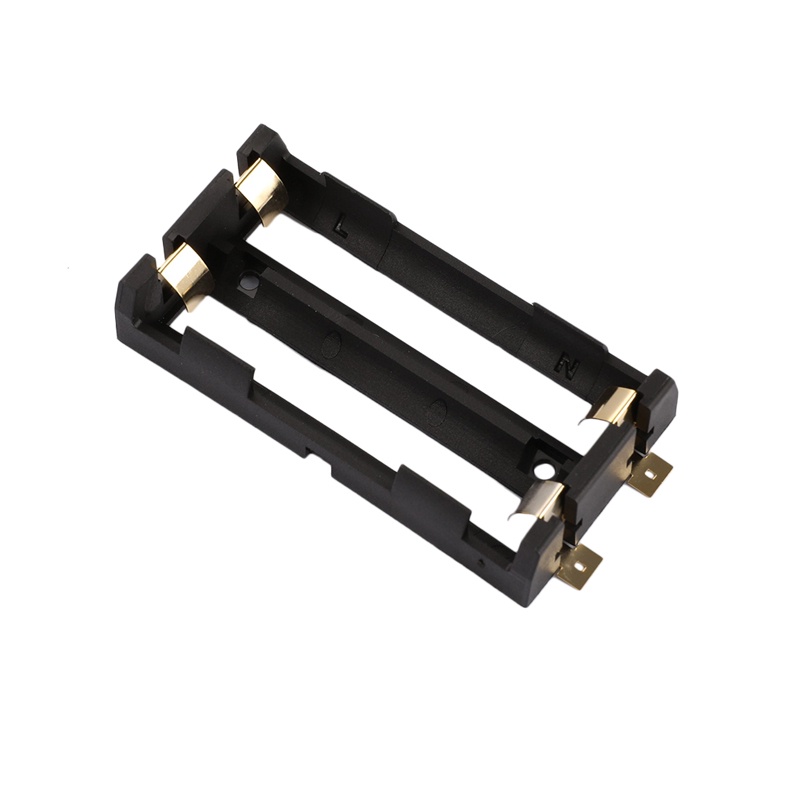 Battery Holder SMD For 18650 Black With Bronze Pins Gold Plated for 18650 3.7V