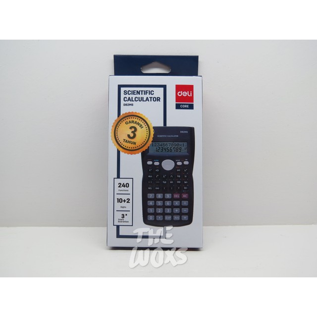 

Kalkulator Scientific Murah Original Deli D82MS