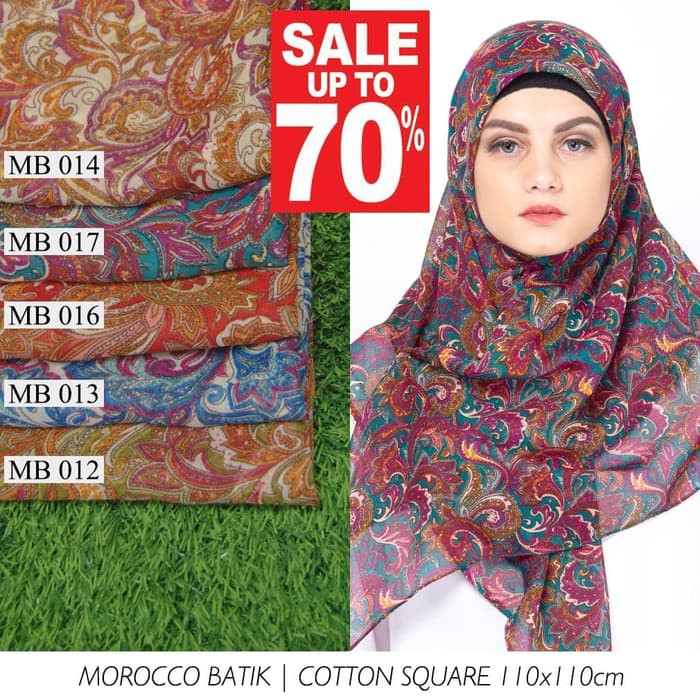 GROSIR SEGIEMPAT MOTIF MURAH HIJAB / JILBAB / KERUDUNG / SQUARE