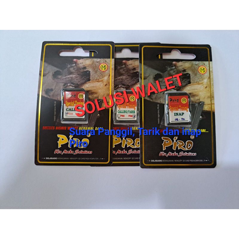 Paket Suara Walet Piro Suara Panggil Suara Tarik dan Suara Inap Walet